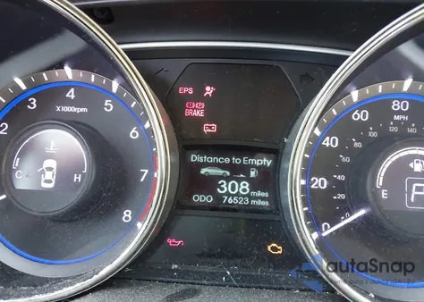 2013 Hyundai Sonata Gls из США, поврежденный, VIN 5NPEB4AC8DH606865